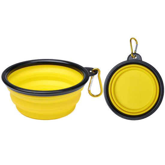 Cat Dog Travel Portable Silicone Bowl