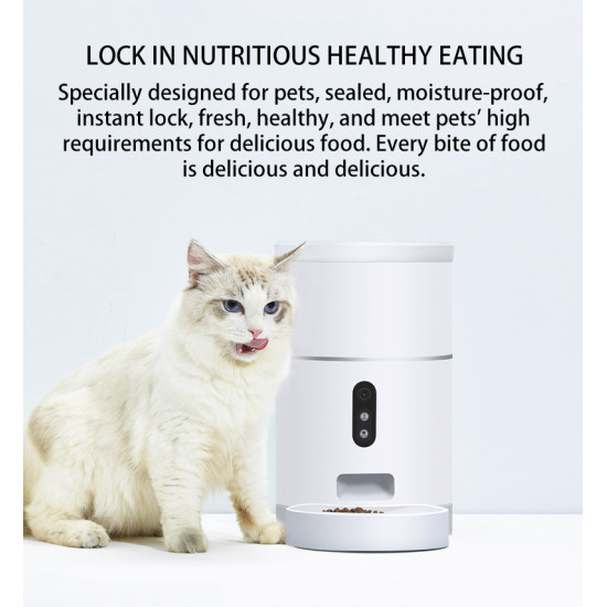 Cat & Dog Wifi Smart Automatic Feeder 4L