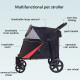 One-Click Foldable Dog Pushchair