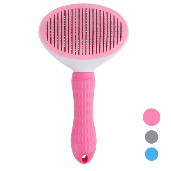 Cat Dog One Touch Automatic Hair Removal Massage Brush