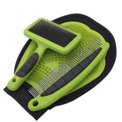 Cat Dog Grooming Brush Set