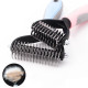 Dog Stainless Steel Double-sided Rake Brush