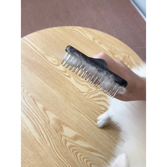 Stainless Steel Dog Cleaning Rake Comb