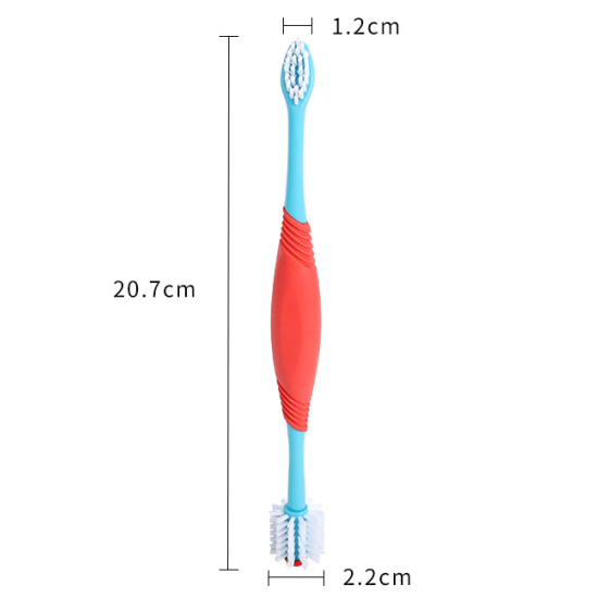 Cat Dog Dual Ended Oral Cleaning Toothbrush