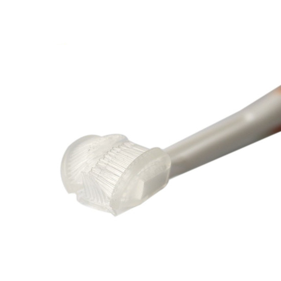 Cat Dog Three Head Cleaning Toothbrush