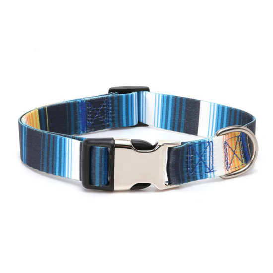 Ethnic Stripe Style Adjustable Cat Dog Collar