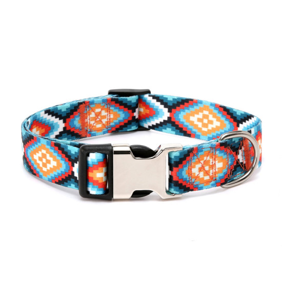 Ethnic Stripe Style Adjustable Cat Dog Collar