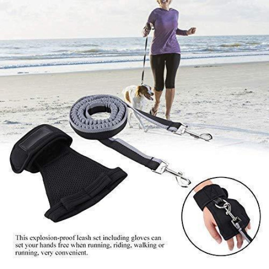 TAILUP Hands-Free Gloves With Walking Dog Leashes