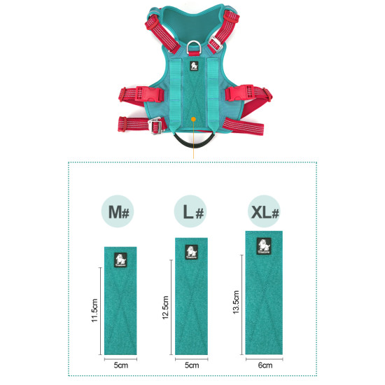 True Love Reflective Multi-Function Dog Harness