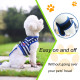 Navy Sailor Style Adjustable Dog Harness