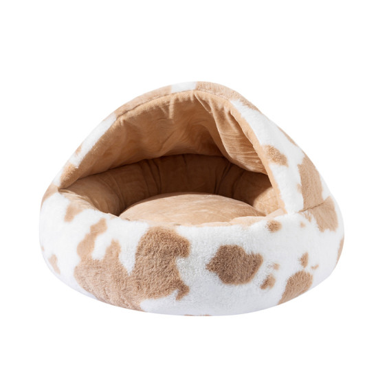 Winter Warm Plush Half Bag Dog Nest