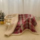 Plaid Dog Bed Blanket