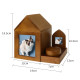 Pine Pet Urns With Photo Frame