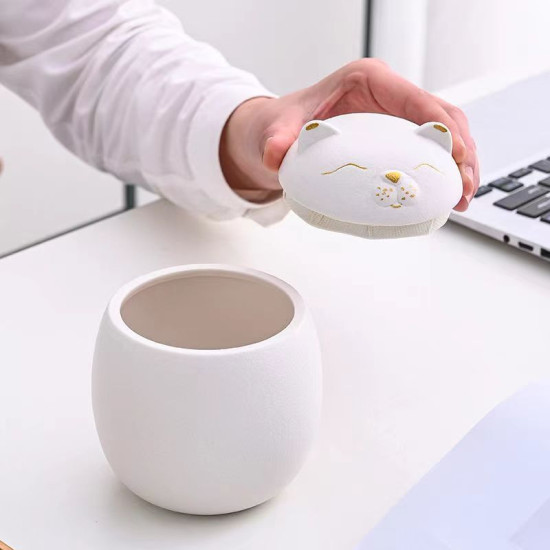 Ceramic Dog Cremation Urns With Seal Lid