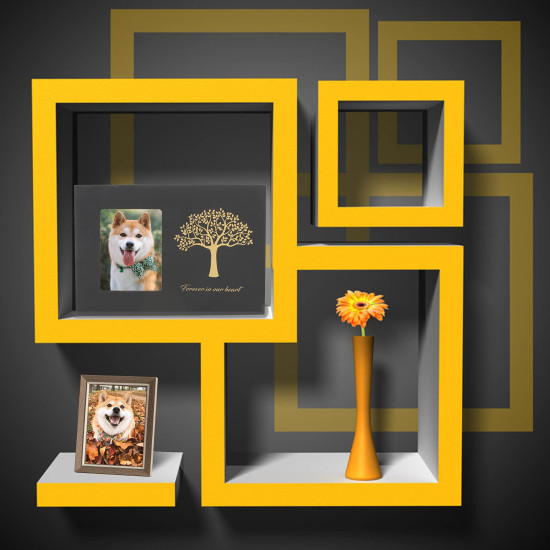 Photo Frame Wooden Dog Urns