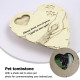 Heart-shaped Dog Headstone Can Put Photos Customizable