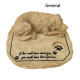 Dog Headstone Monument With Candle Hole Customizable