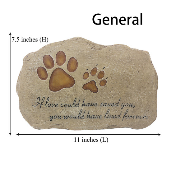 Dog Headstones Outdoor Customizable